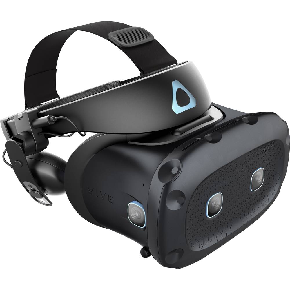 HTC Cosmos Elite HMD Virtual Reality Brille Schwarz mit integriertem Soundsystem