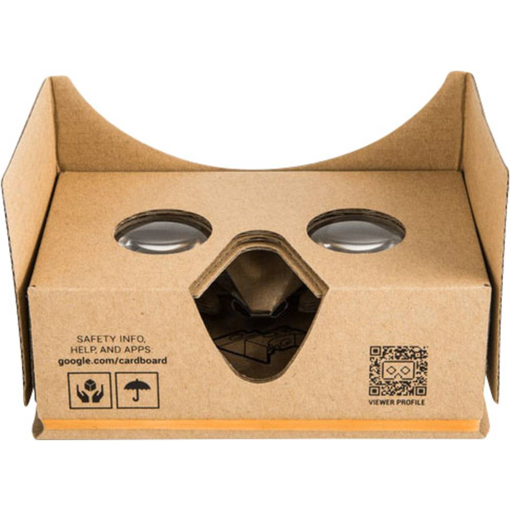 Renkforce Headmount Google 3D VR Virtual Reality bril Bruin