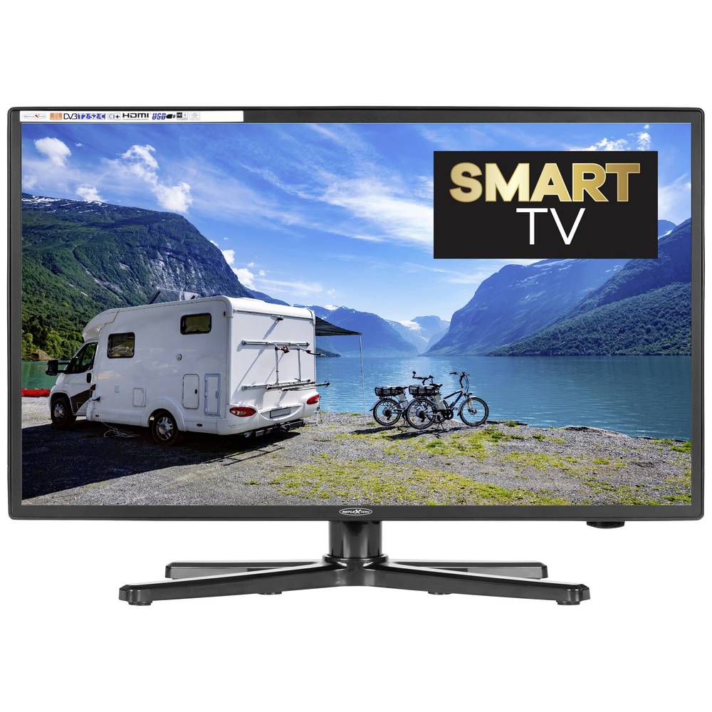 Reflexion LEDW24i+ LED-TV 60 cm 24 inch Energielabel E (A - G) CI+*, DVB-C, DVB-T, DVB-T2, DVB-T2 HD, Full HD, Smart TV, WiFi Zwart