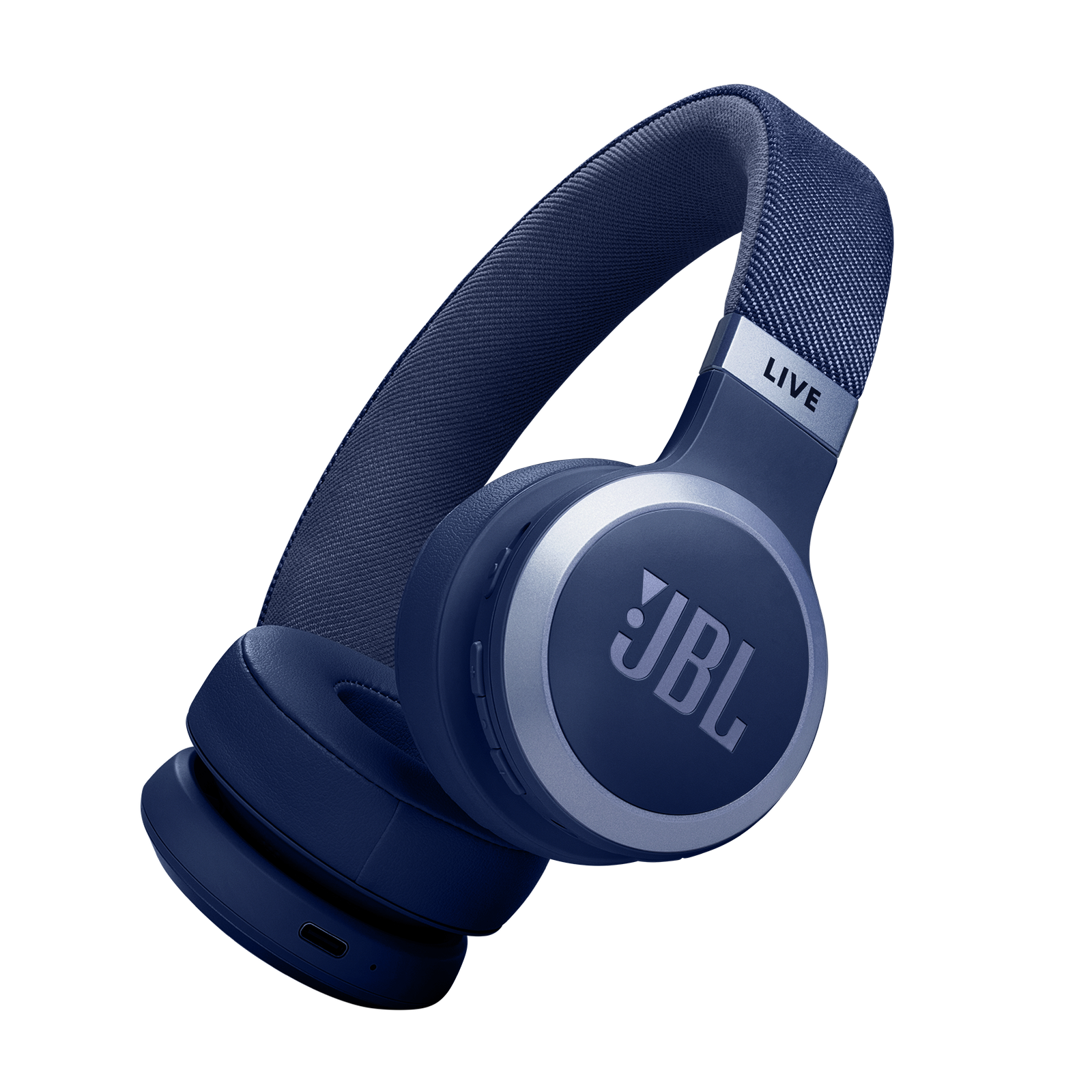 JBL Live 670NC Refurbished Blue On-Ear Headphones REFURBISHED