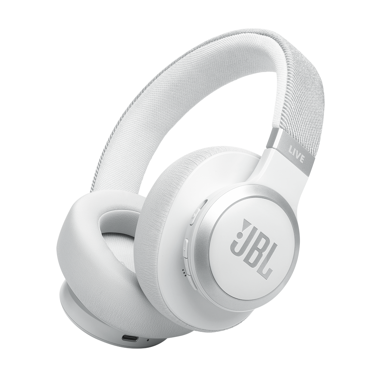 JBL Live 770NC Refurbished White Over-Ear Headphones REFURBISHED