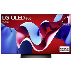 LG Electronics OLED48C47LA 4K OLED evo TV OLED-TV 121 cm 48 inch Energielabel G (A - G) CI+*, DVB-C, DVB-S2, DVB-T2, Smart TV, UHD, WiFi Zwart