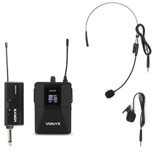 Vonyx Retourdeal -  WM55B draadloze headset microfoon met bodypack - 10