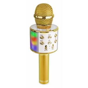 MAX KM15G Karaoke microfoon met ingebouwde LED's, speaker, Bluetooth