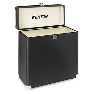 Fenton Retourdeal -  RC30 platenkoffer voor ruim 30 platen - Zwart