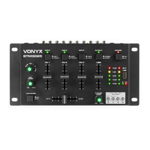 Vonyx Retourdeal -  STM3025B mixer 4-kanaals met Bluetooth en USB mp3