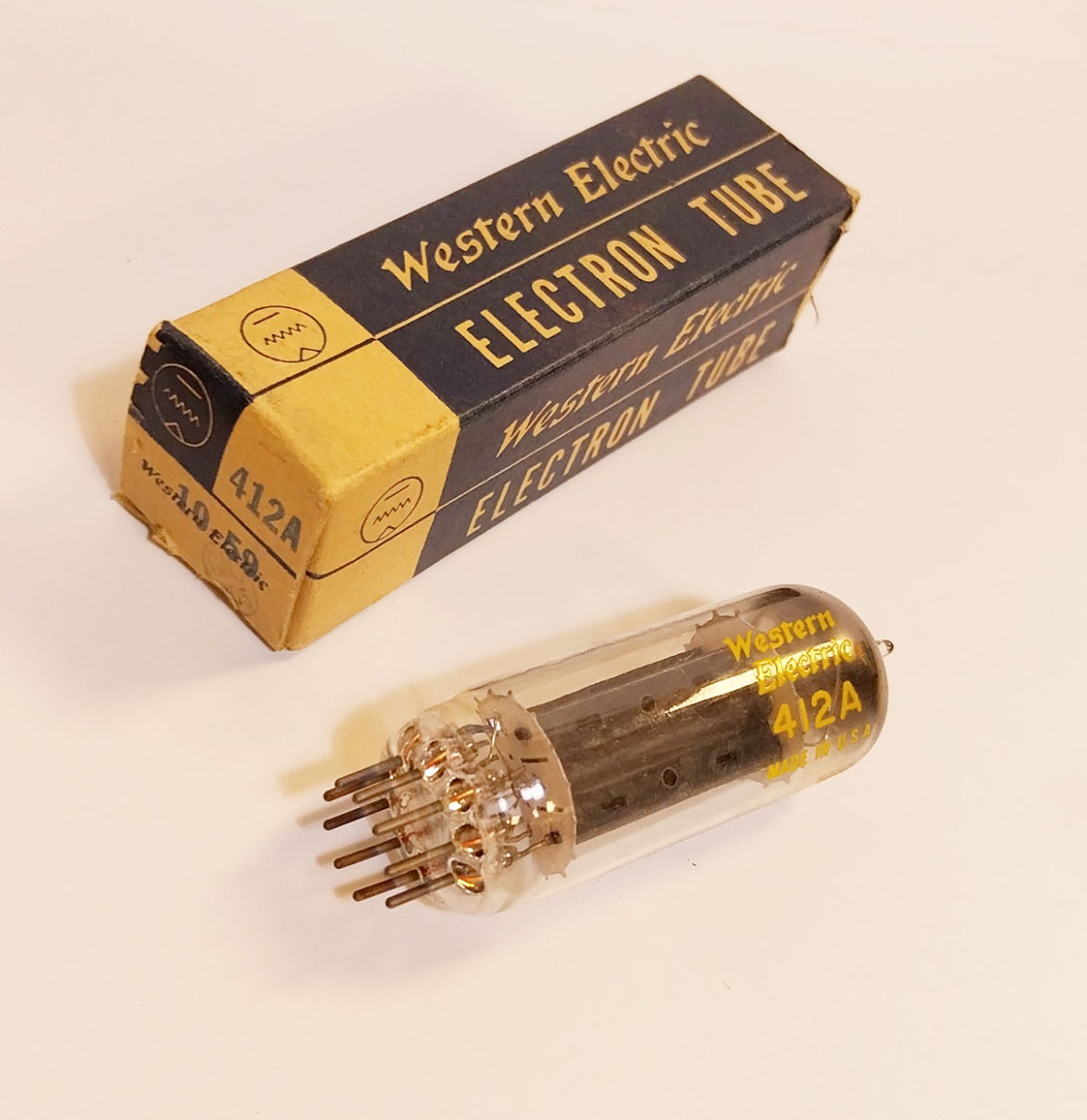 Fiftiesstore Western Electric 412A Vacuum Tube - NOS