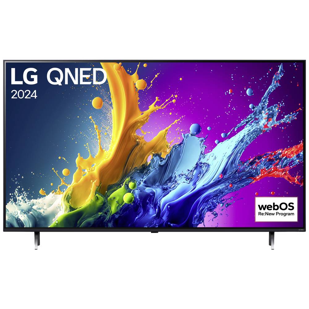 LG Electronics 65QNED80T6A 4K QNED LED-TV 165 cm 65 inch Energielabel E (A - G) CI+*, DVB-C, DVB-S2, DVB-T2, WiFi, UHD, Smart TV, Nano Cell Zwart