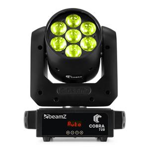 BeamZ Cobra 720 Wash Moving Head 7x 20 Watt met Zoom