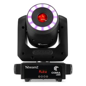 BeamZ Cobra 100R spot 100 Watt Moving Head met RGB LED Ring