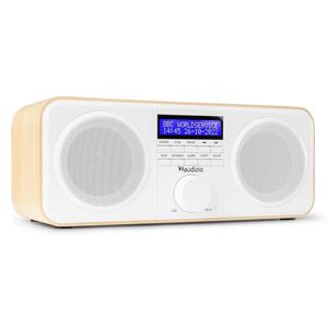 Audizio Retourdeal -  Novara stereo FM en DAB radio - 40W - Wit