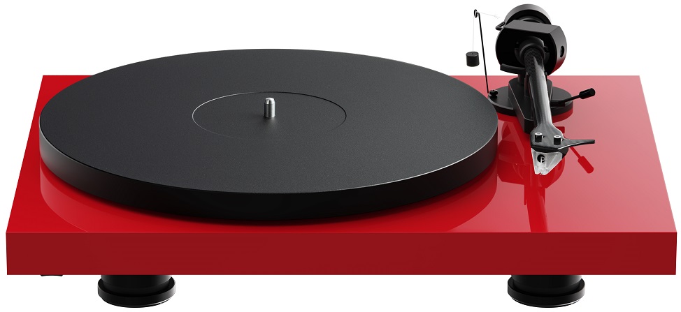 Project Pro-Ject: Debut EVO 2 platenspeler - Hoogglans rood