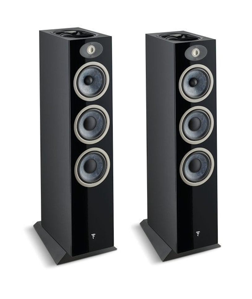 Focal Seconddeal:  Theva N3-D Dolby Atmos Vloerstaande Speakers - 2 stuks - Zwart