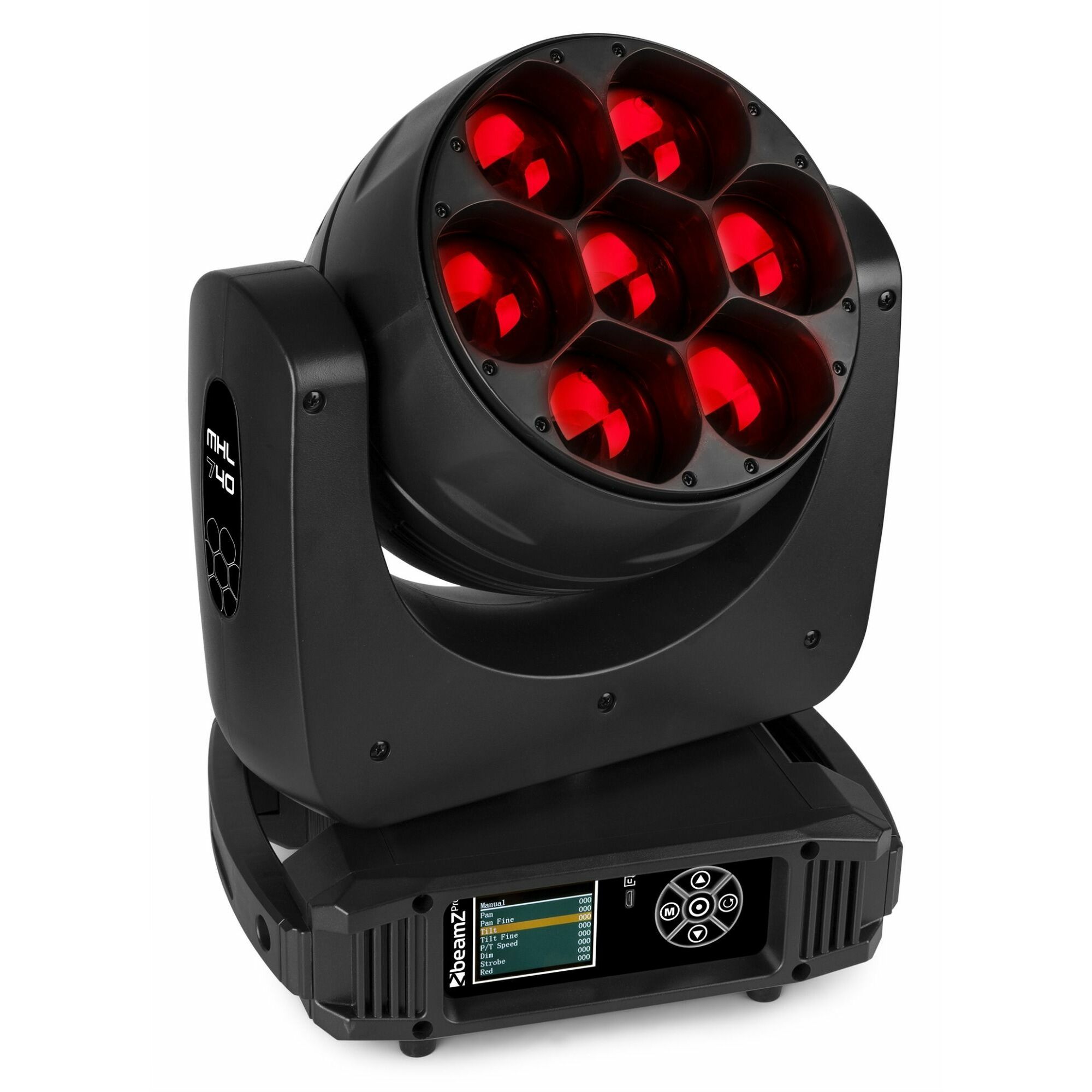 BeamZ Retourdeal -  Professional MHL740 LED Moving Head Zoom 7x40 Watt