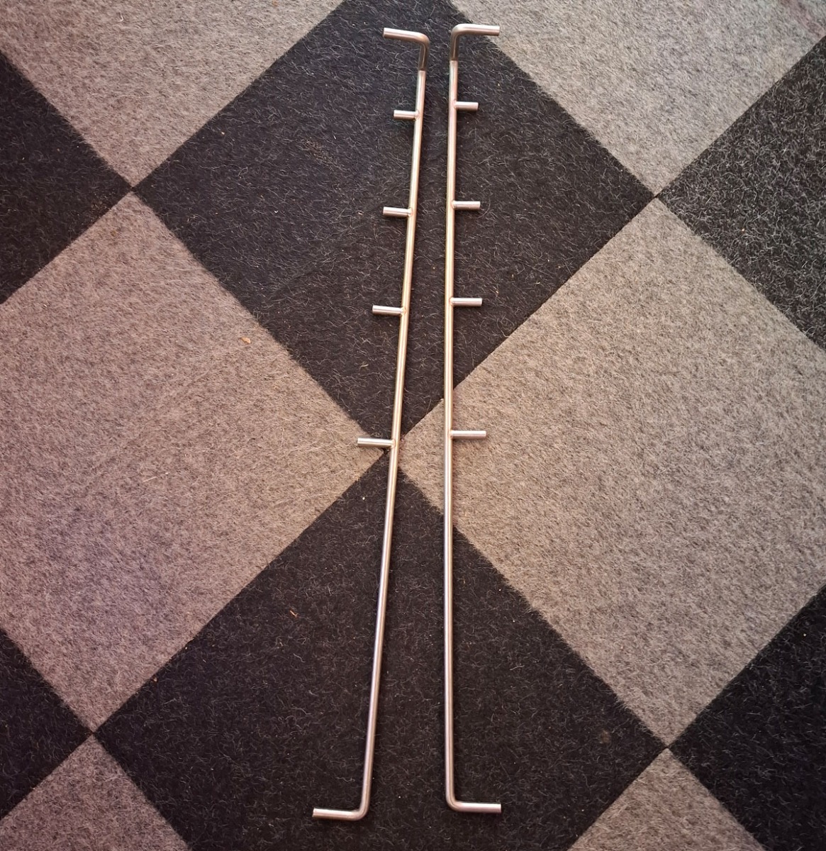 Fiftiesstore Ami Continental Achterdeur Rails (Set)