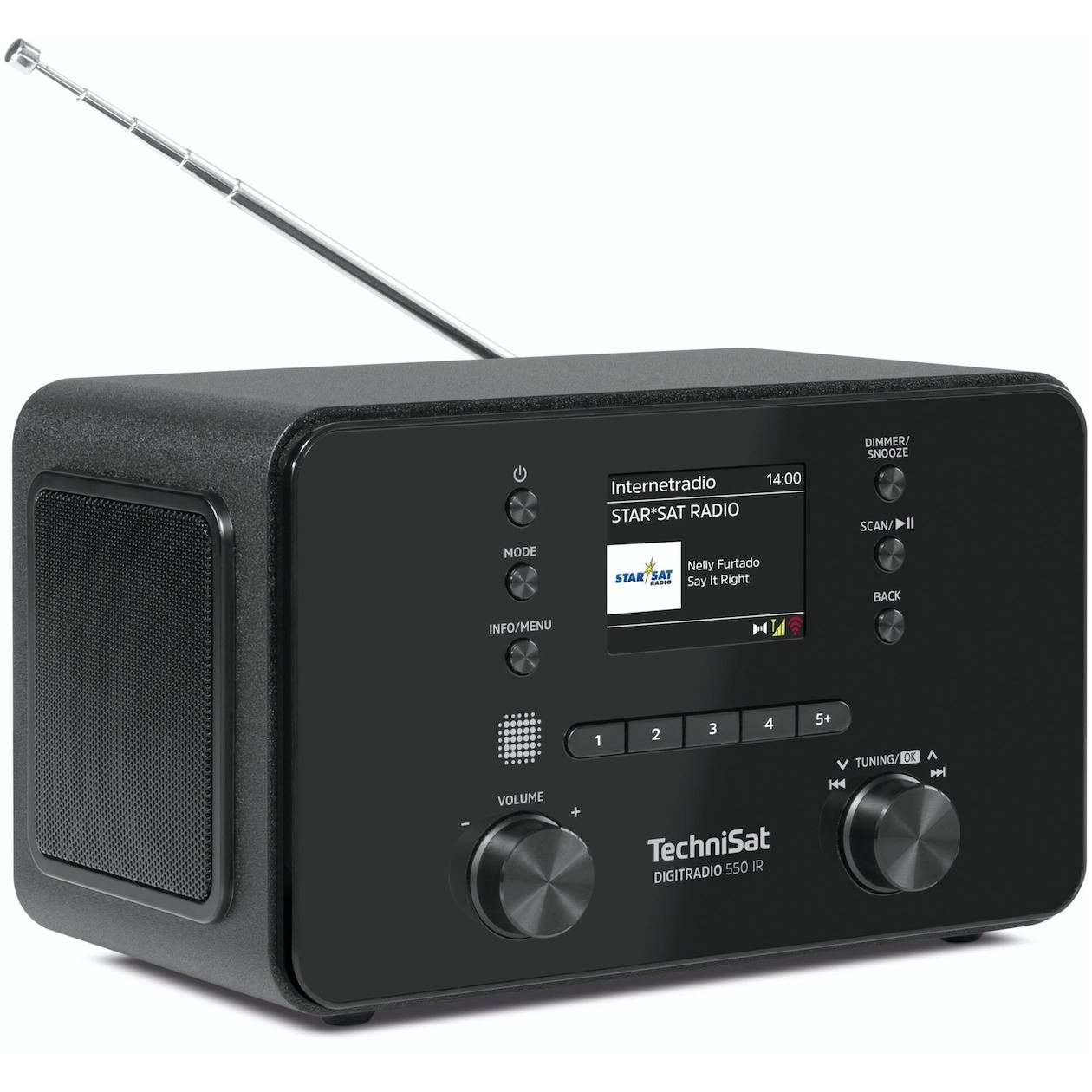 TechniSat DIGITRADIO 550 IR Internet-Radio (Digitalradio (DAB), FM-Tuner mit RDS, Internetradio, 10 W)