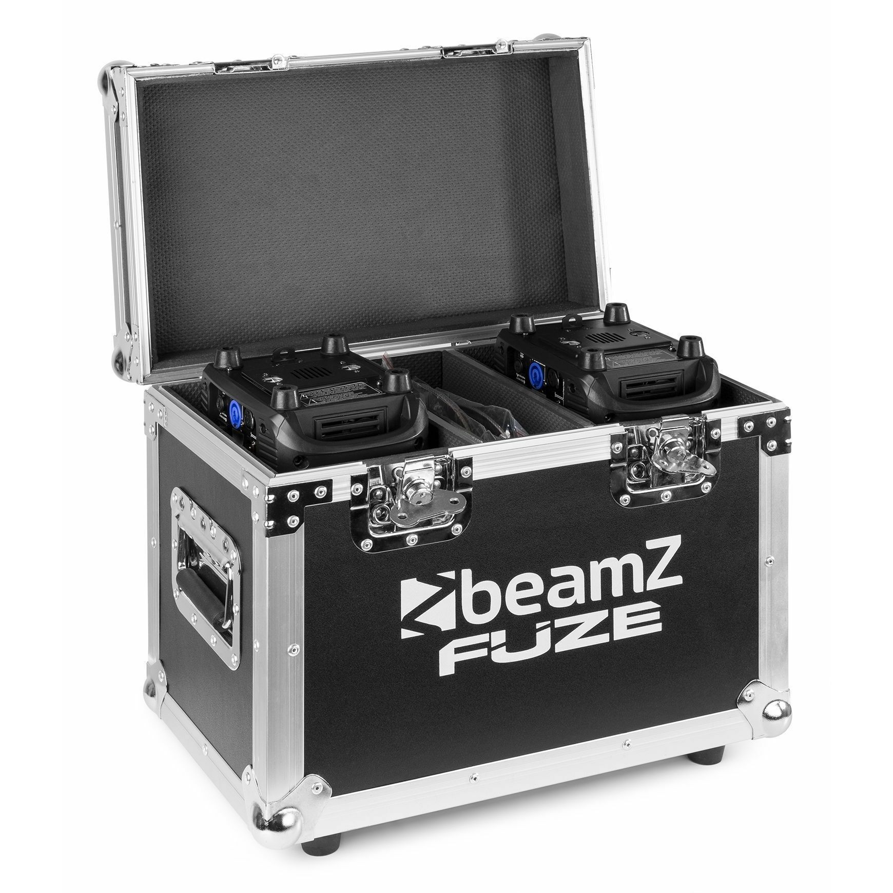 BeamZ Retourdeal - FCFZ22 flightcase voor 2 stuks FUZE2812, 712 of 1910