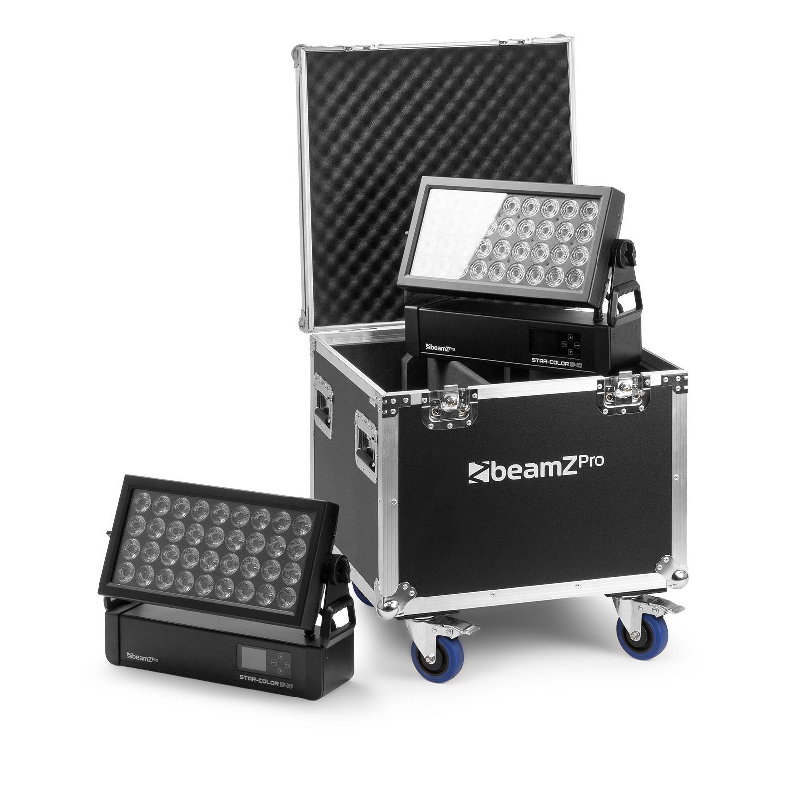 BeamZ Professional BeamZ FLC5402 flightcase voor 2 StarColor540 of 540Z floodlights