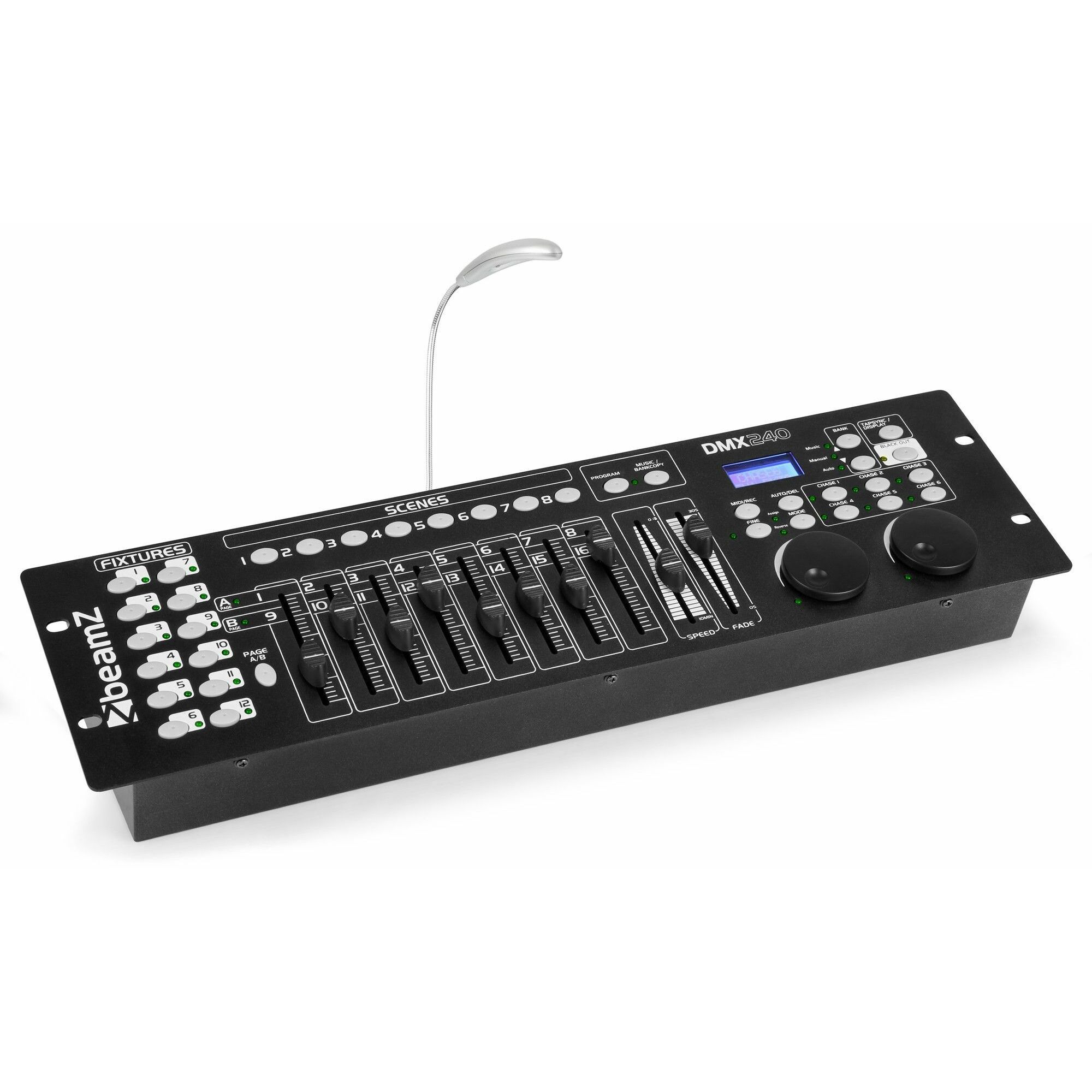 BeamZ Retourdeal -  DMX240 192 kanaals DMX Controller voor 12 fixtures