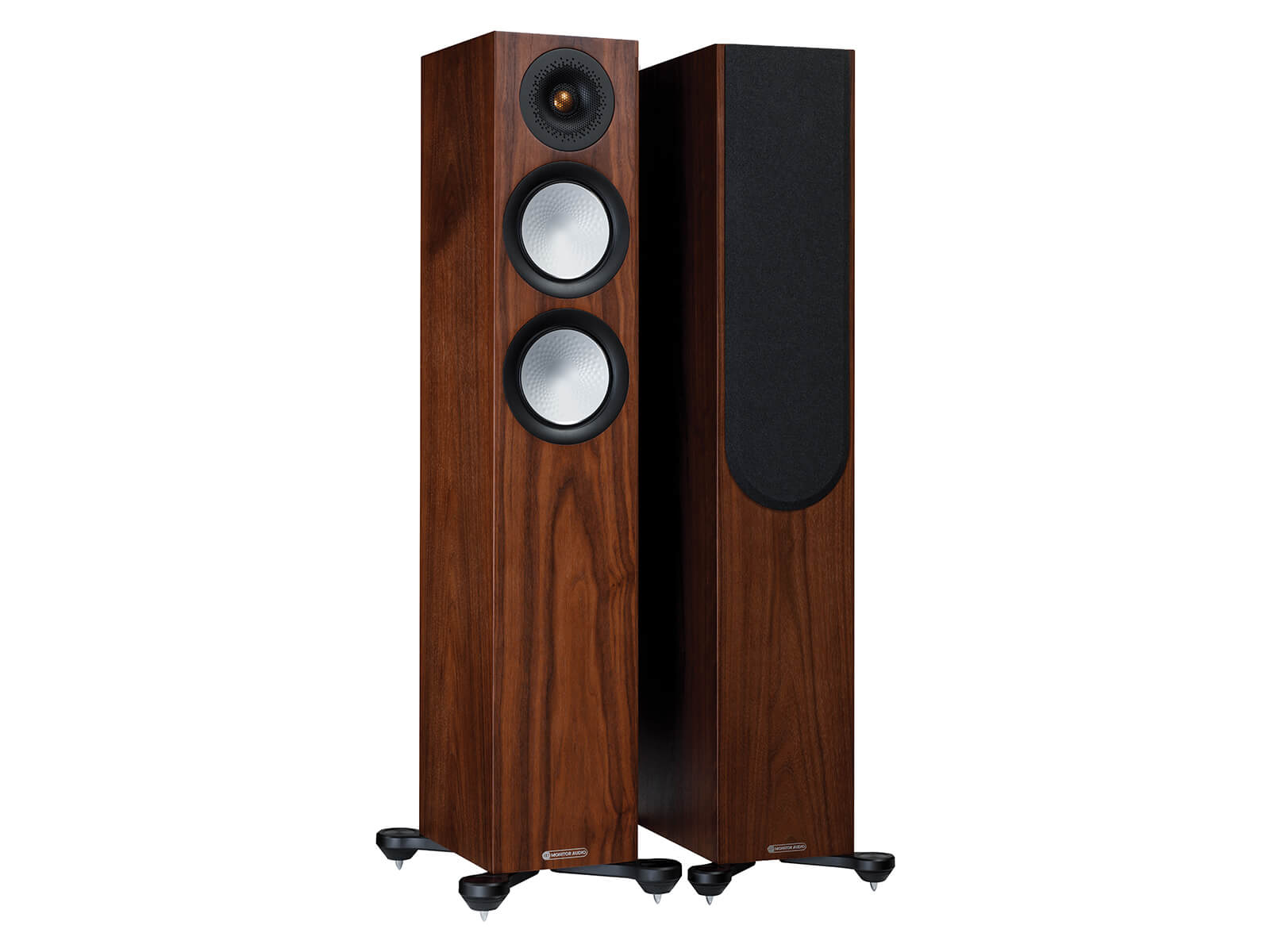 Monitor Audio  Silver 200 7G Vloerstaande Speakers - 2 stuks - Natural Walnut