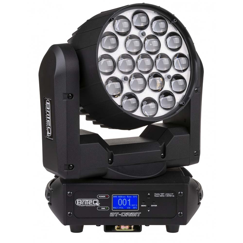 Briteq BT-Orbit LED moving head 19x 15W RGBW