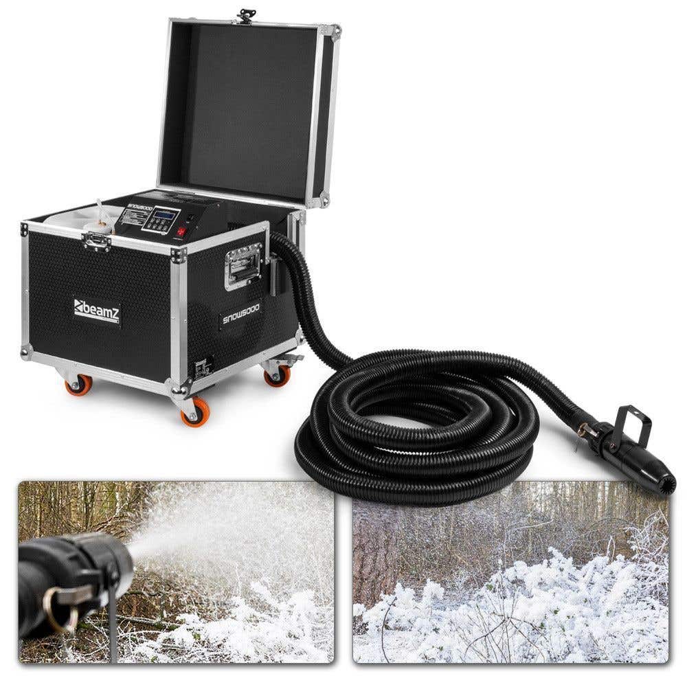 BeamZ Professional Retourdeal - BeamZ SNOW5000 professionele sneeuwmachine met slang