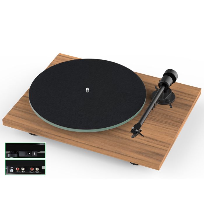 Project  T1 EVO Bluetooth Platenspeler - Walnoot
