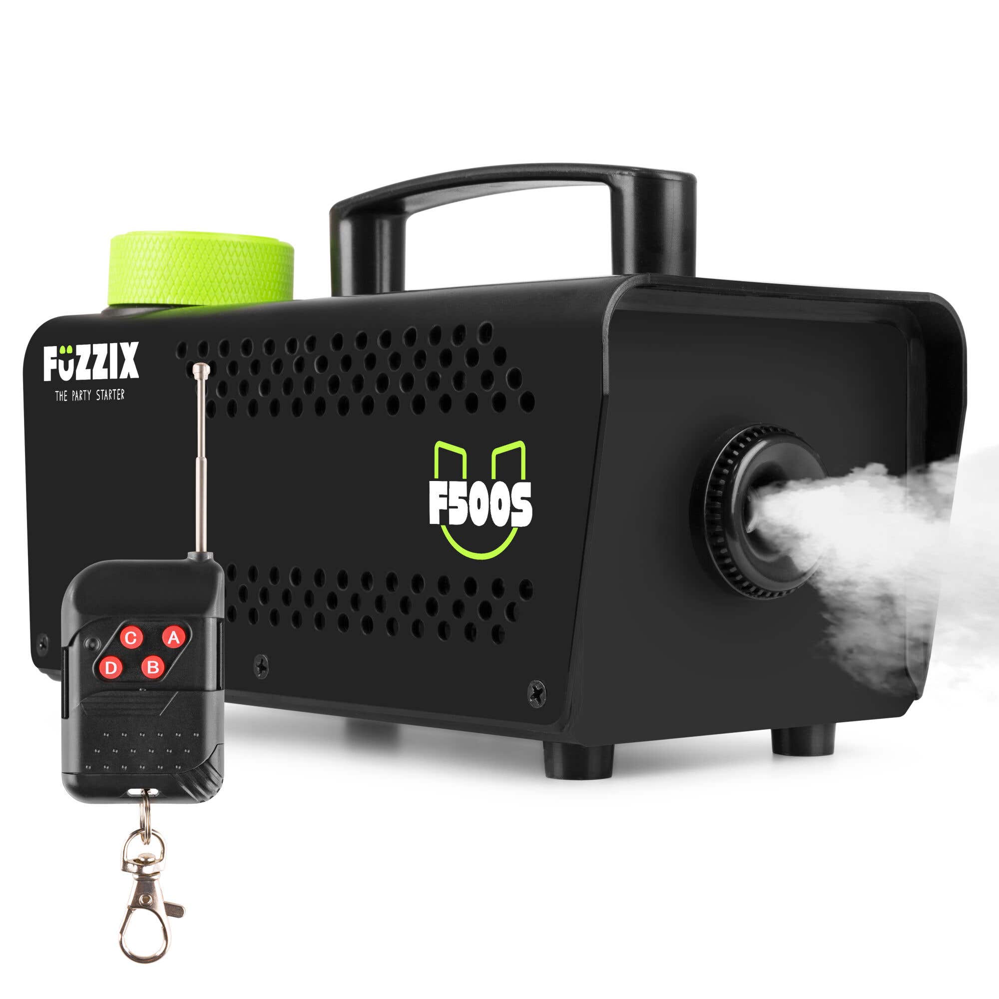Fuzzix Retourdeal -  F500S Party Rookmachine 500 Watt met draadloze