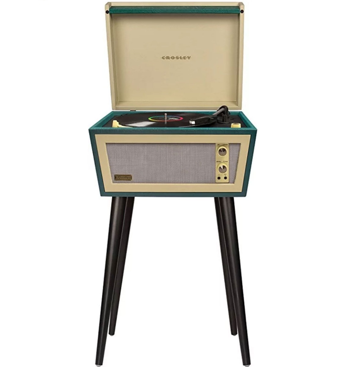 Fiftiesstore Crosley Sterling Vinyl Platenspeler - Groen B-Stock