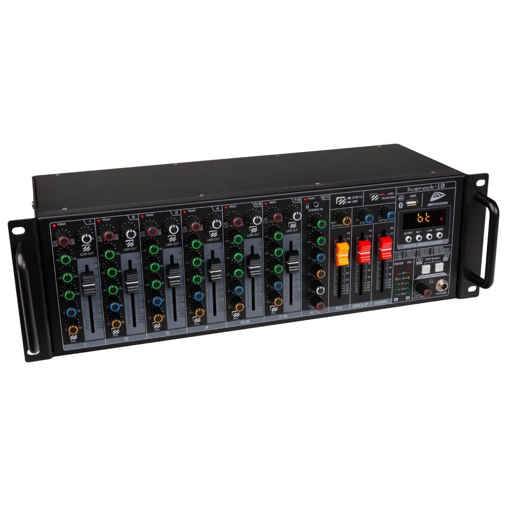 JB Systems LIVERACK-10 Analoge mixer 19 inch