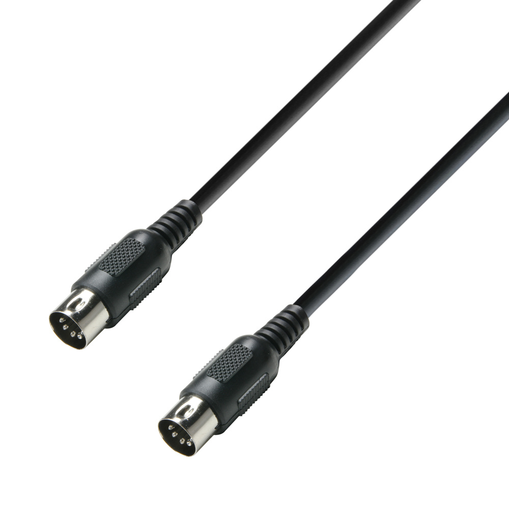 Adam Hall 3 Star MIDI 0150 BLK MIDI kabel 1,5 m