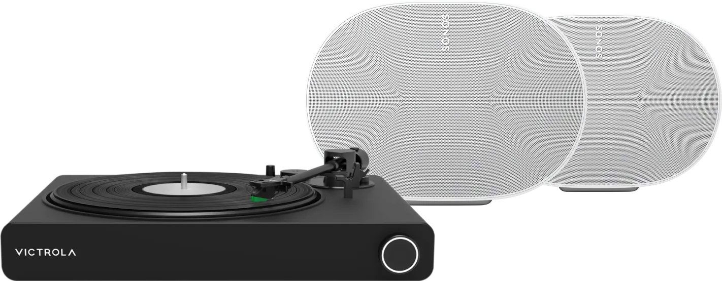 Victrola Stream Onyx Speaker Set Era 300 Wit