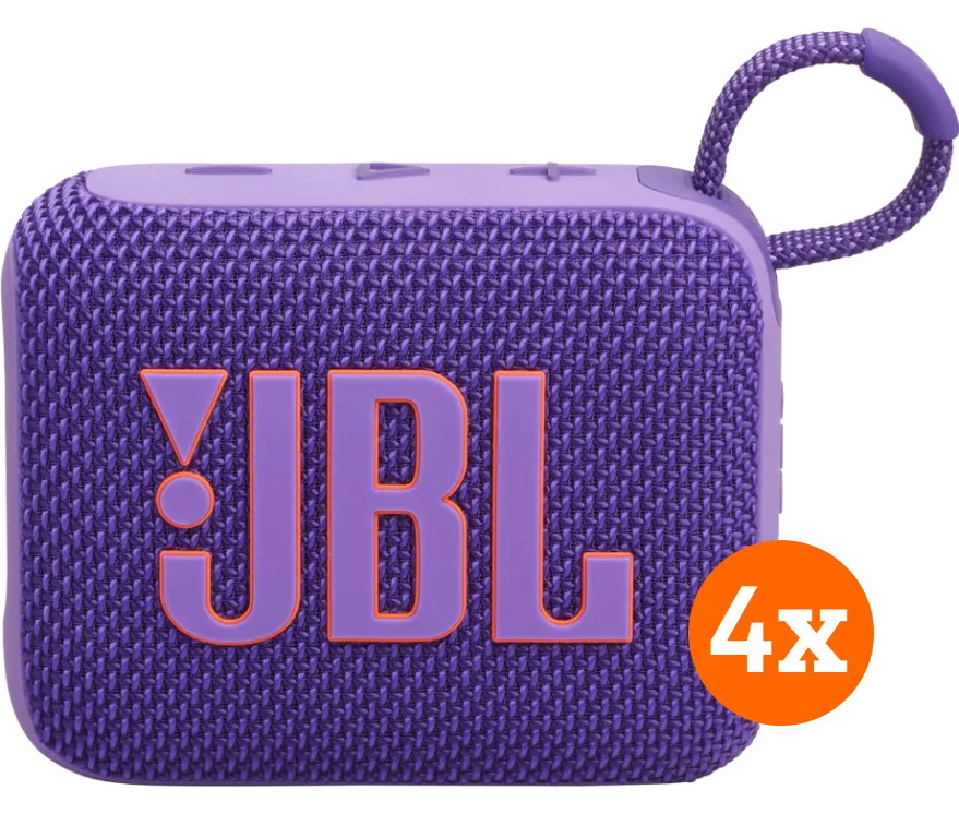 JBL Go 4 Paars 4-pack