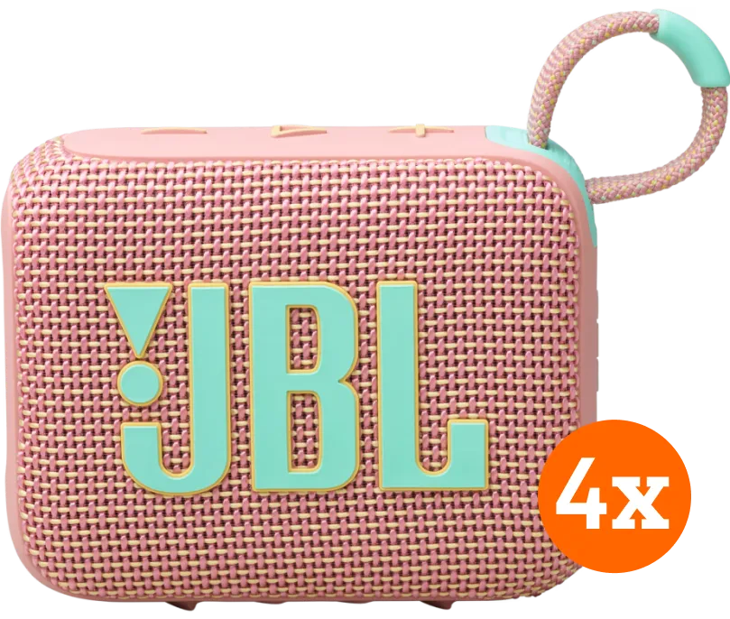 JBL Go 4 Roze 4-pack
