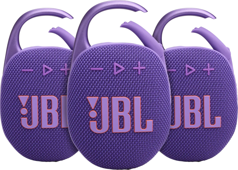JBL Clip 5 Paars 3-pack