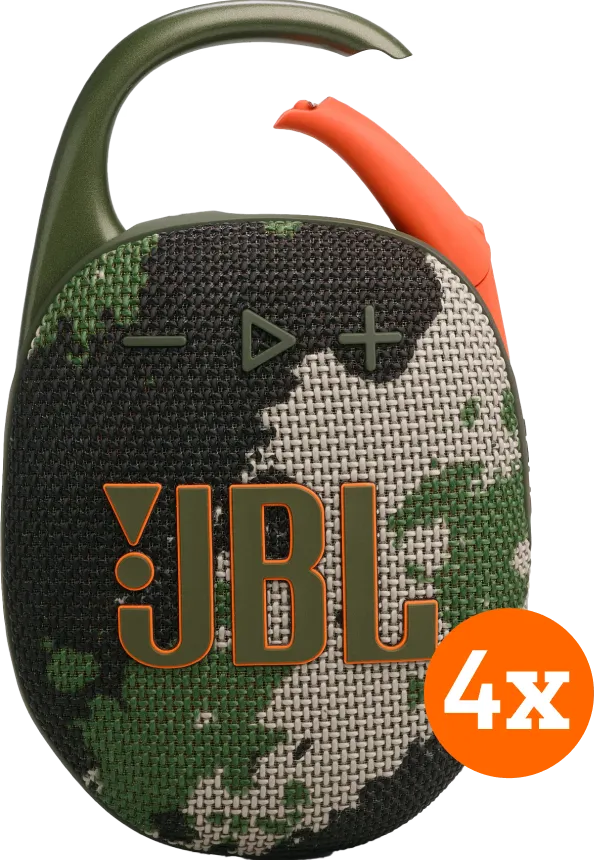 JBL Clip 5 Squad 4-pack