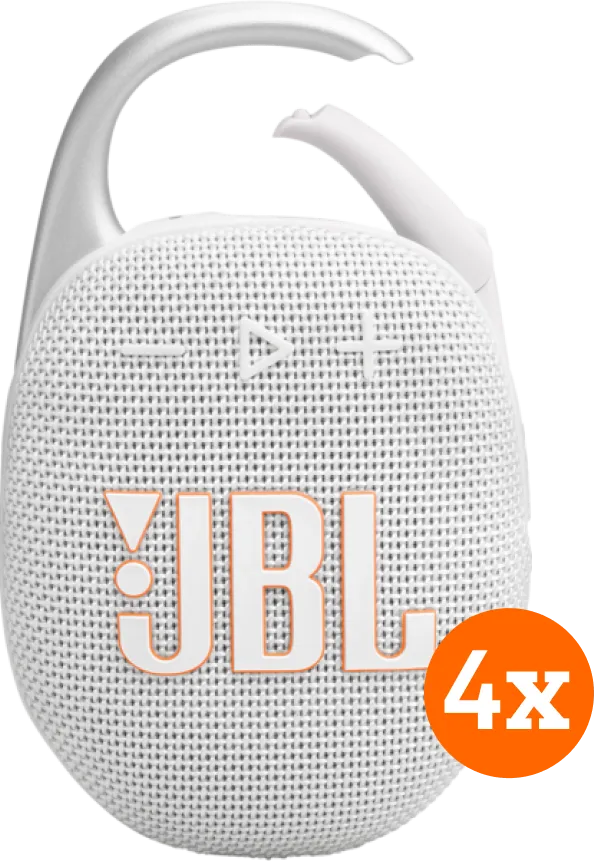 JBL Clip 5 Wit 4-pack