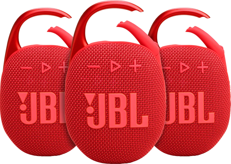 JBL Clip 5 Rood 3-pack