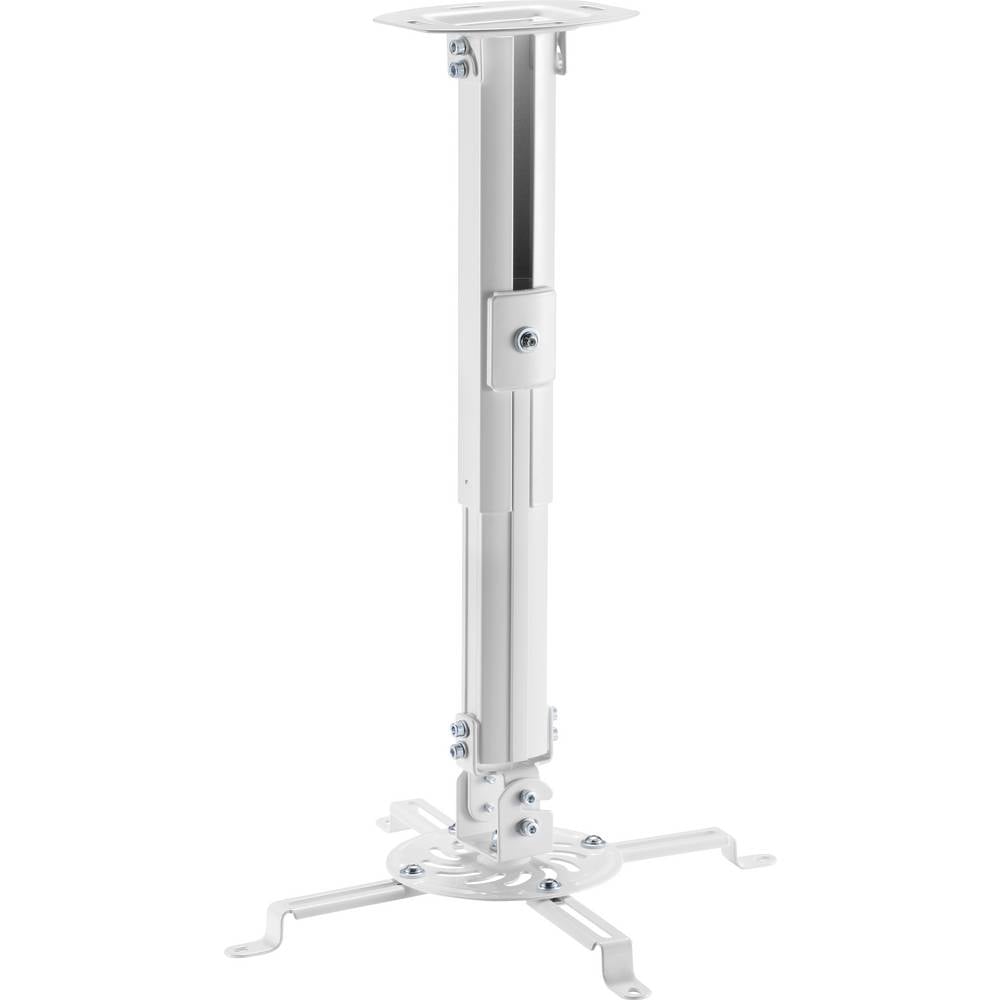 Reflecta Prometheus Beamer-plafondbeugel Plafondhouder, Draaibaar, Kantelbaar Afstand vloer-plafond (max.): 580 mm Wit