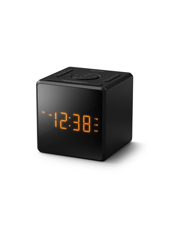 Philips TAR4500 Clockradio - AM/FM - Mono - Black