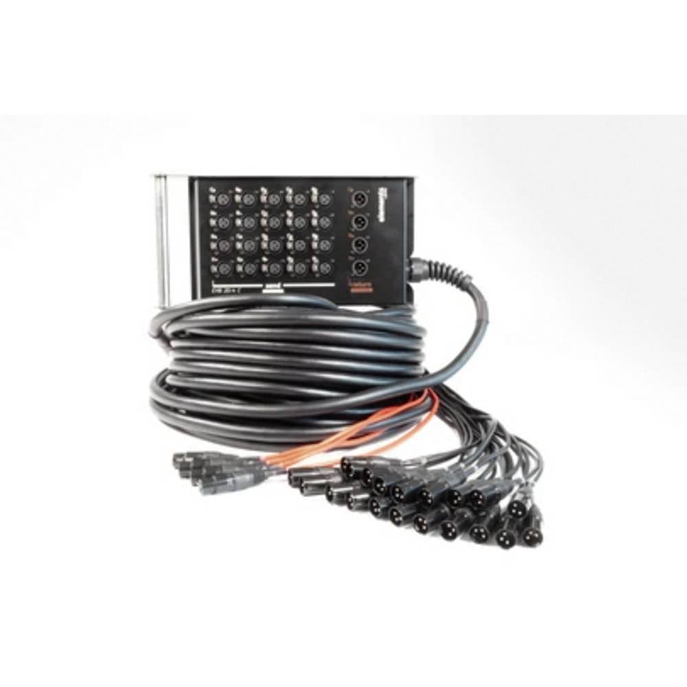 Cordial EYB 20-4 C 30 Stagebox 30 m Aantal ingangen:4 x Aantal uitgangen:20 x