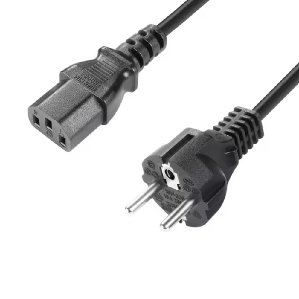 Adam Hall 4 STAR PKD 0500 eurokabel C13-Schuko 3 mm x 1,5 mm 5 m