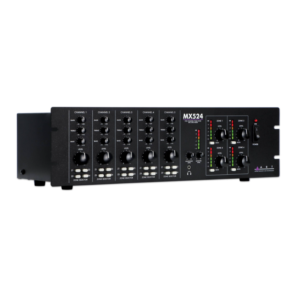 ART MX524 5-kanaals 4 zone mixer