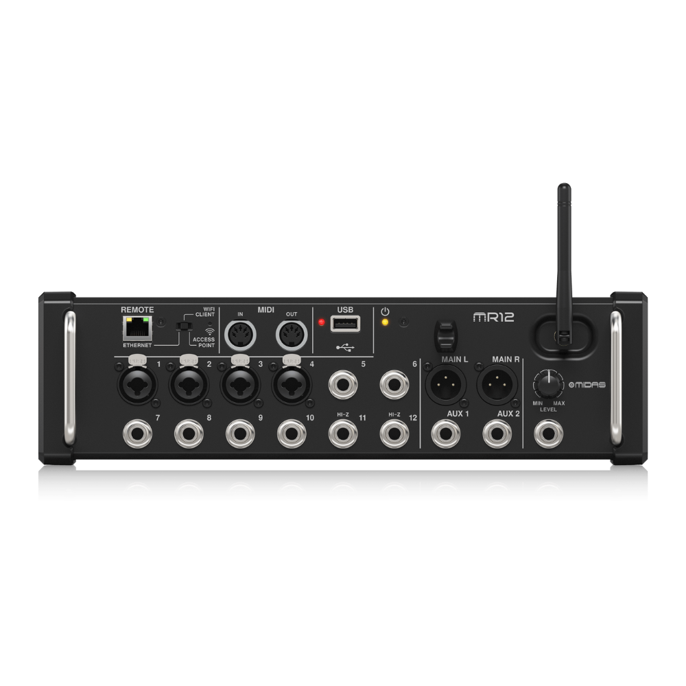 Midas MR12 12-kanaals digitale mixer voor tablets