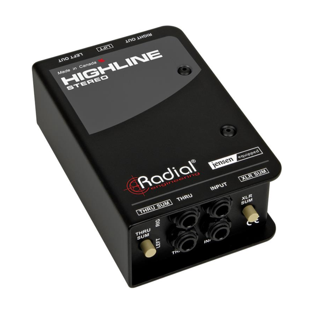 Radial Highline Stereo Passieve lijnisolator