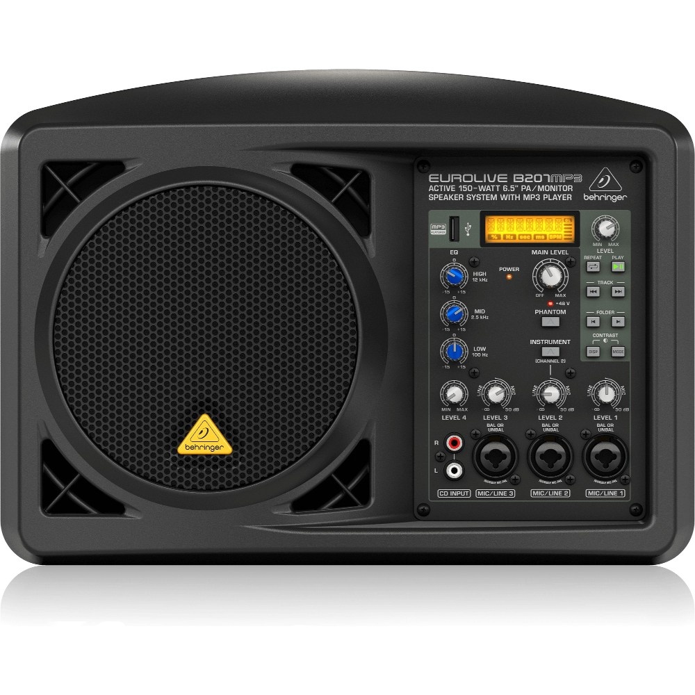 Behringer B207MP3 PA-monitorluidspreker met MP3