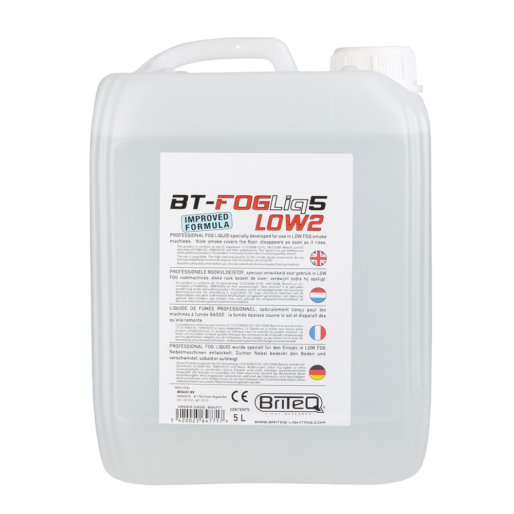 Briteq BT-FOGLIQ5 LOW2 rookvloeistof 5L