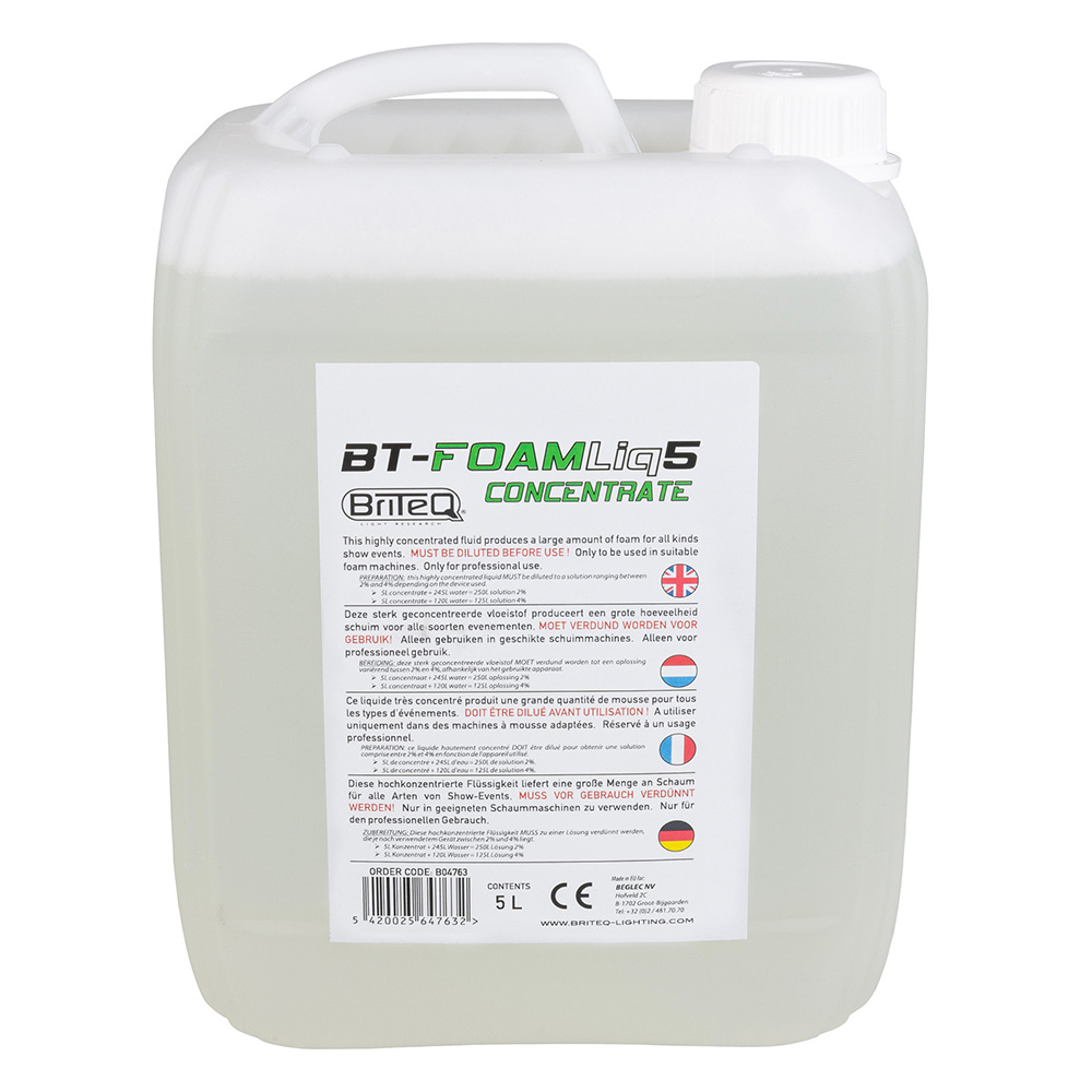 Briteq BT-FOAMLIQ5 schuimvloeistof (concentraat) 5L