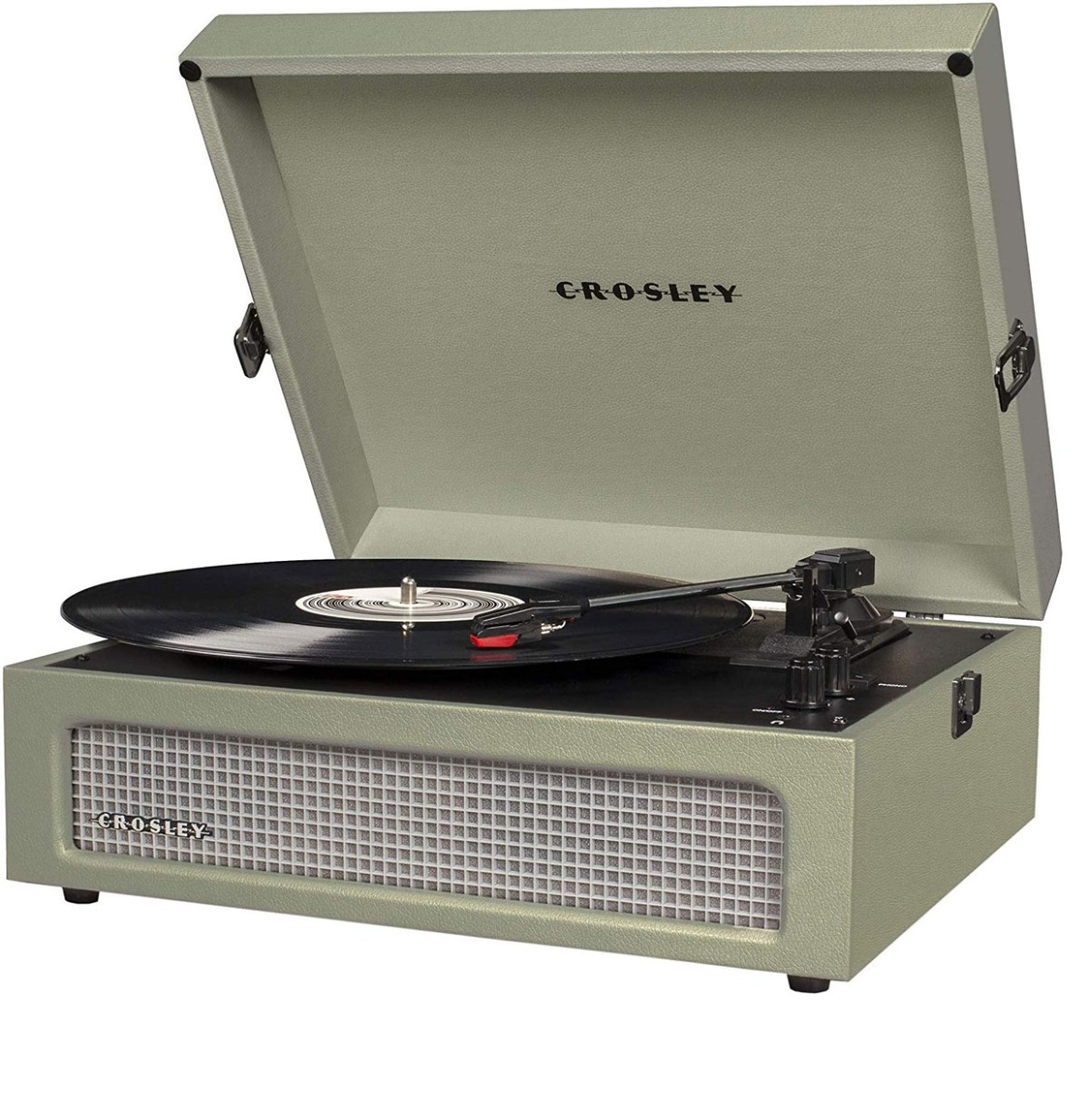 Fiftiesstore Crosley Voyager Portable Retro Platenspeler - Sage BLUETOOTH IN (B-STOCK)