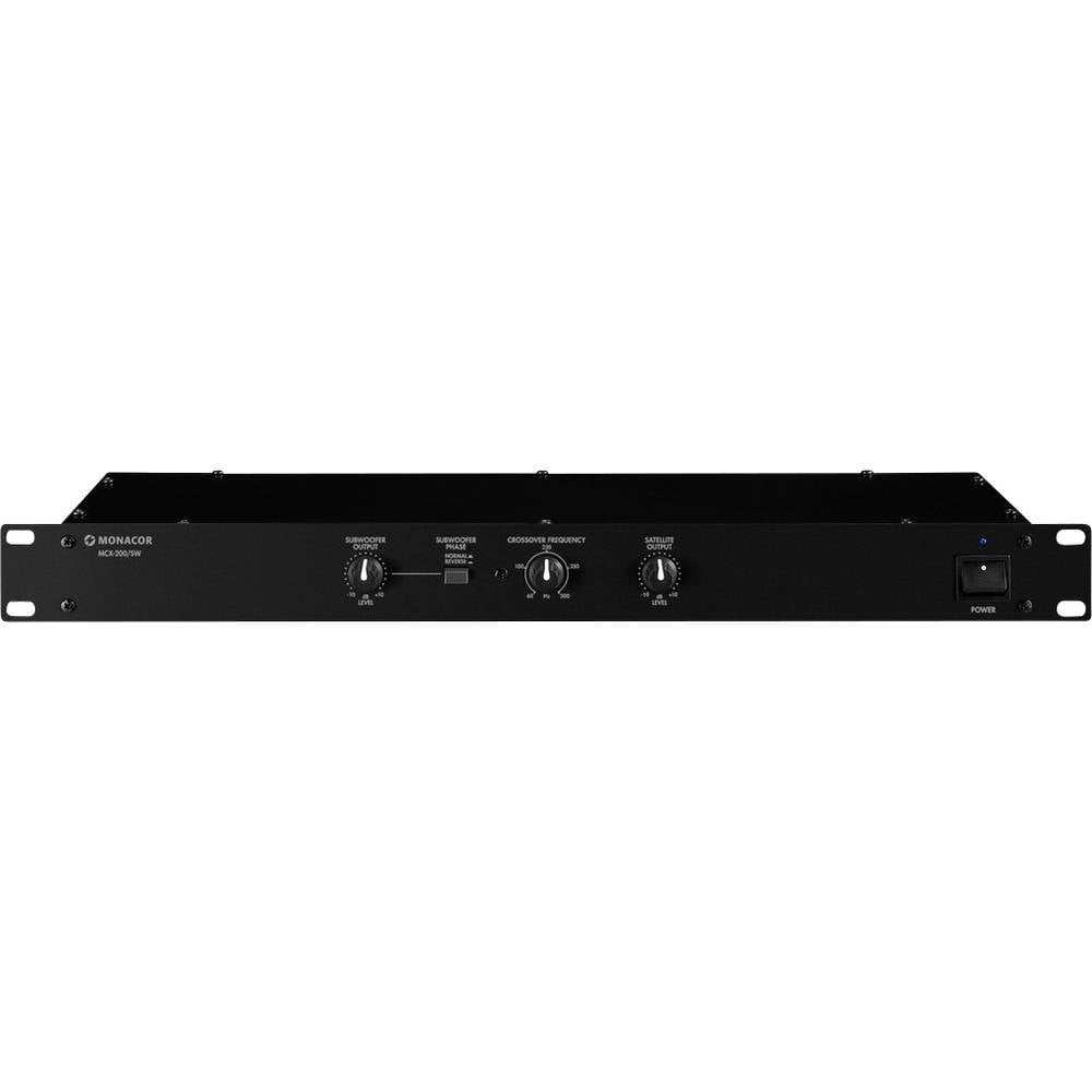 Monacor MCX-200/SW 2-kanaals 19 inch frequentiewissel